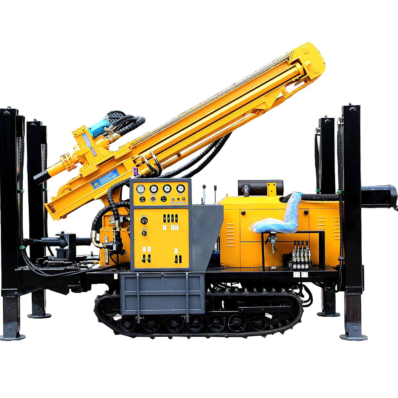 
 China 200 meter depth borehole portable powerful water well drill rig for sale