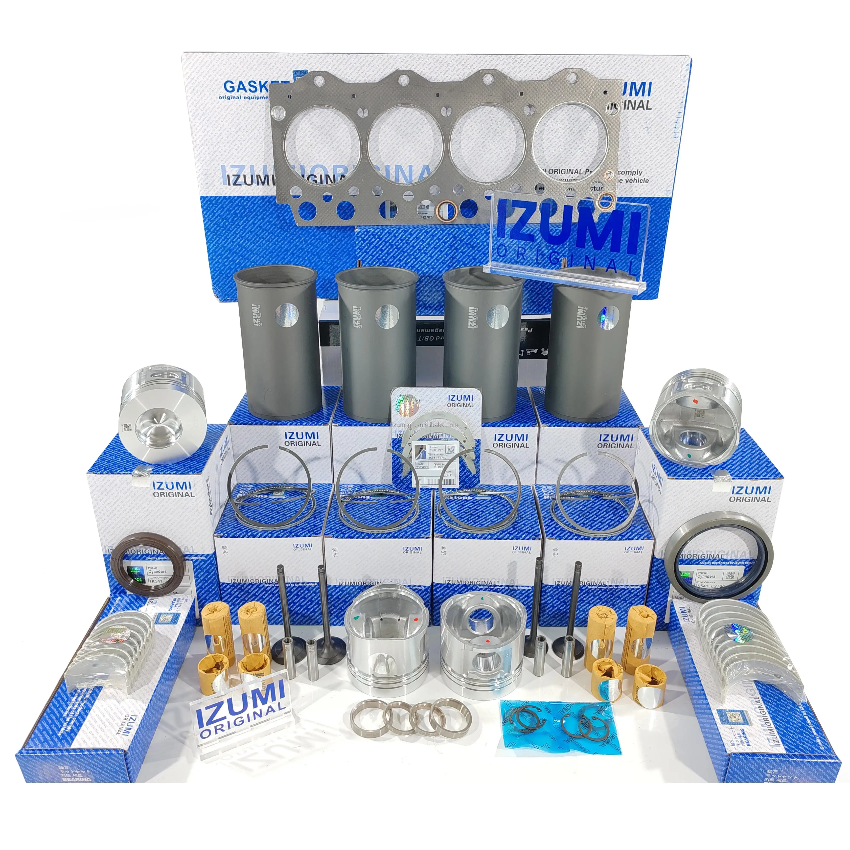 product izumi original diesel engine parts complete overhaul kit for cummins 6bt 59  spare parts rebuild kit machinery repair set-11