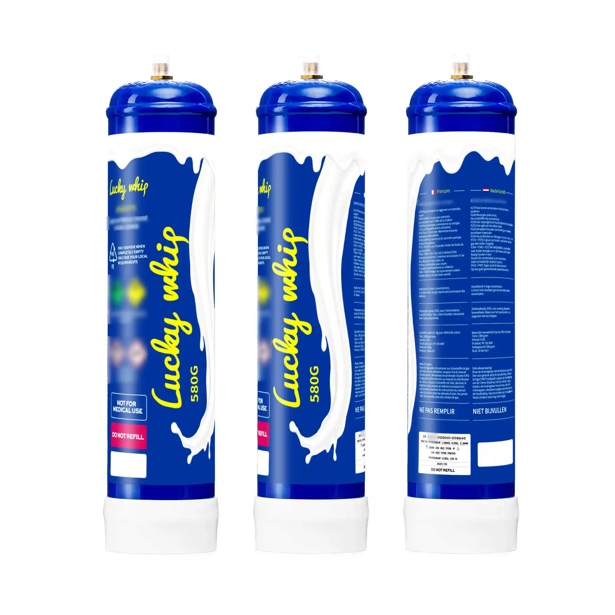 615G N2O Whipped Cream Chargers Kitchen Cylinder