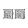Small Round Zirconia 9mm Silver