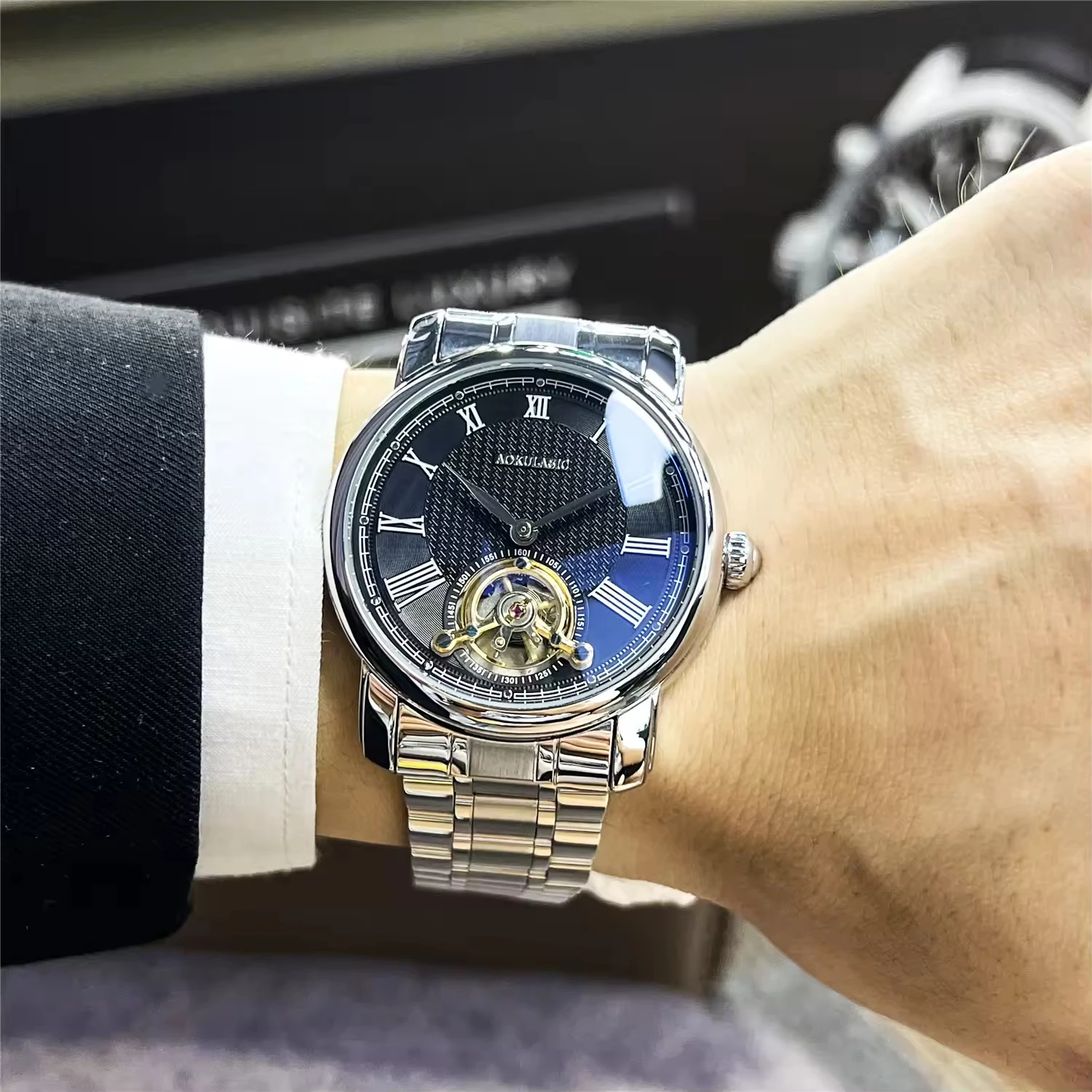 Aokulasic 2192 Luxury Tourbillon Watch
