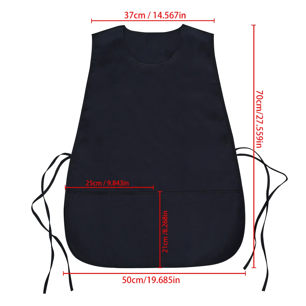 Unisex Full Apron Front and Back Double Side Apron With Pocket Custom Cobbler Aprons