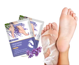 Baby Foot Exfoliation 2 Pairs Private Label Foot Peel Callus Remover Peeling Mask Feet Skin Care Exfoliating Foot Mask Peel