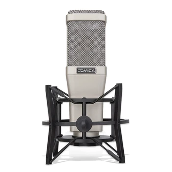 COMICA STM01 Studio Vocal Microphone  Professional Mic for Recording Support 24V/48V Phantom Power Special Shock Mount Design