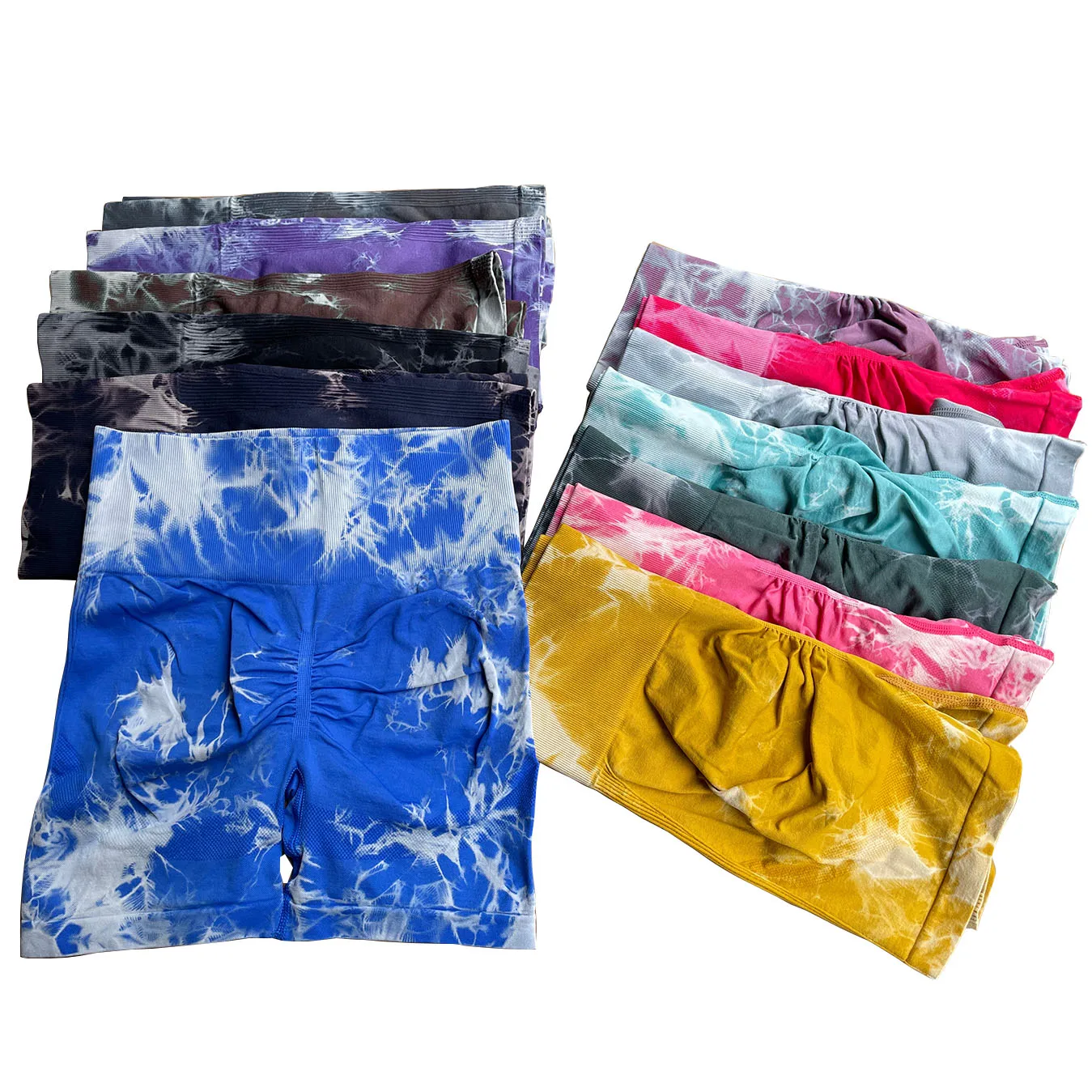 Tie Dye Yoga Shorts