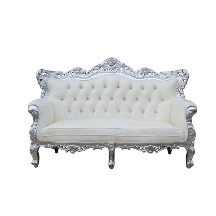 Bomacy White Luxury Beauty Salon Furniture Queen King Throne Used Waiting Sofa