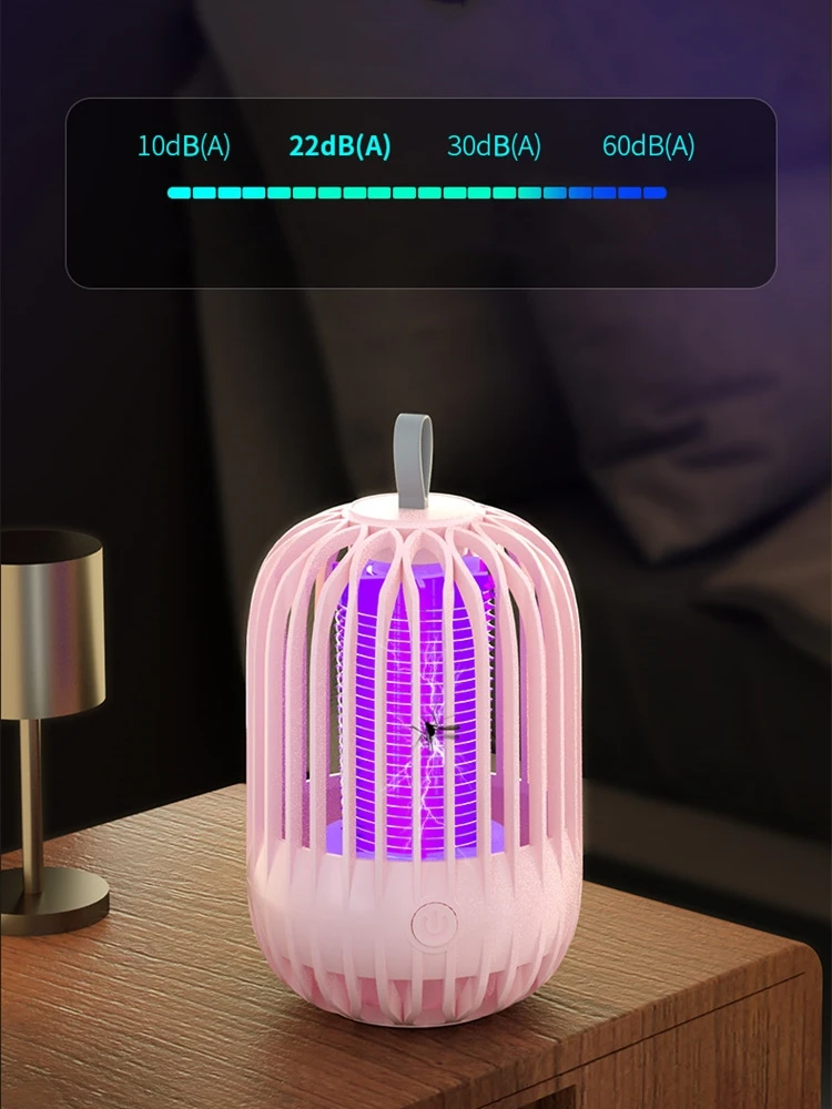 户外便携式电动和太阳能充电灭蚊灯2合1