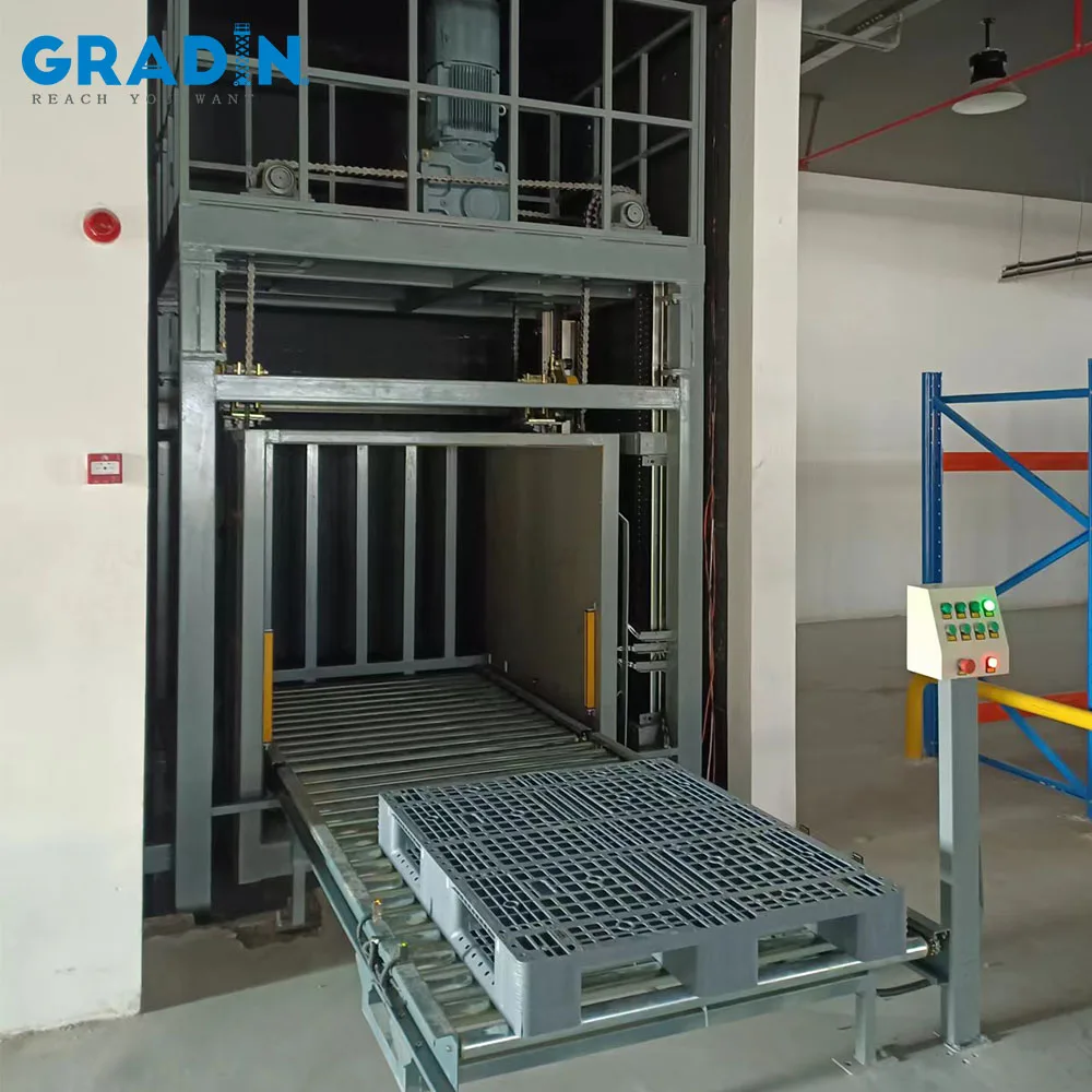 Reciprocating Pallet Hoist Vertical C-conveyor Distribution Centre ...