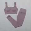 Reggiseno+leggings viola
