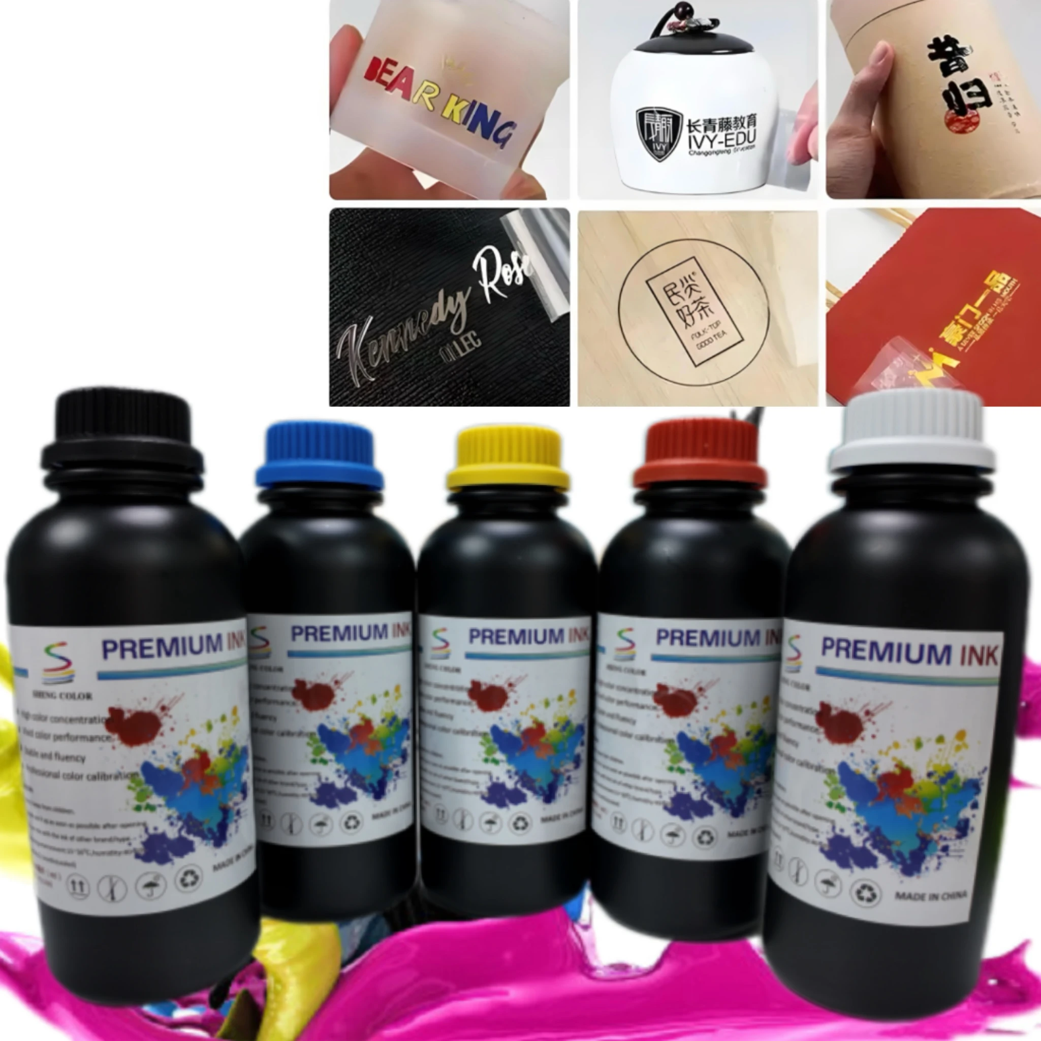 Alibaba.com: UV DTF Ink for I3200/xp600/tx800 Printheads, CMYK White ...