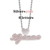 Silver+pink-6 letters