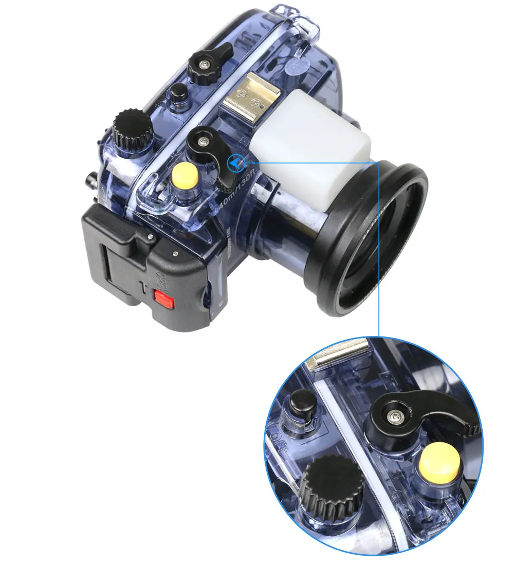 Seafrogs Newest 40m Underwater Diving Case Waterproof Camera Housing