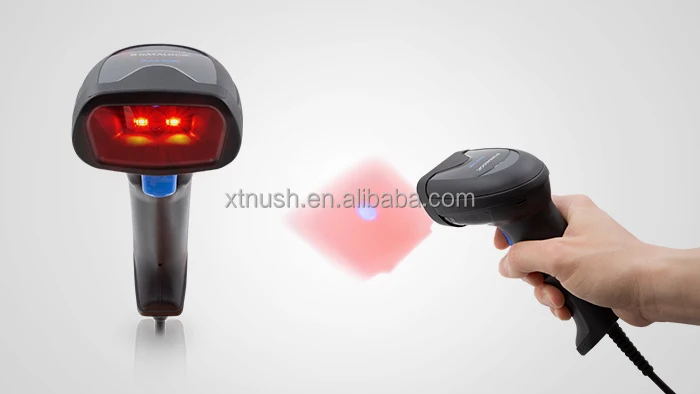 Original Brand Datalogic QM2500 433MHZ Wireless Handheld Bar Code Scanner 1d 2d Qr Code Reader USB Interface With Cradle