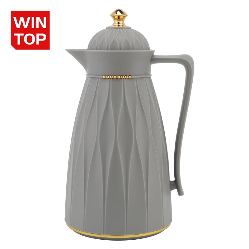 White Glass Refill Inner Thermal Insulated Arabian Arabic Tea Flask