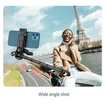 Lightweight Studio Video Multifunctional Umbrella Stand Balance Steady Portable Bt Extendable Selfie Stick Tripod detail image