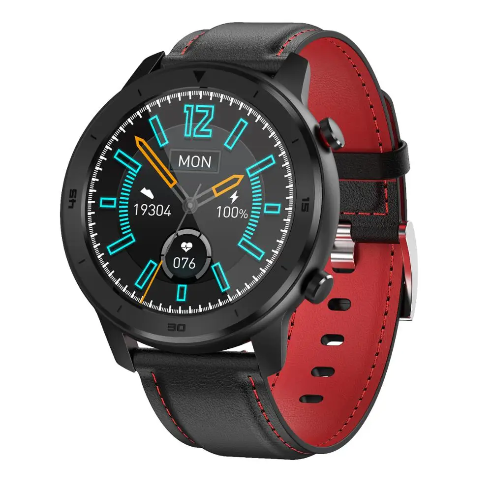 IP67 Waterproof Smart Watch DT78 With Call Reminder Heart Rate Monitor Smart Watch With Leather Strap