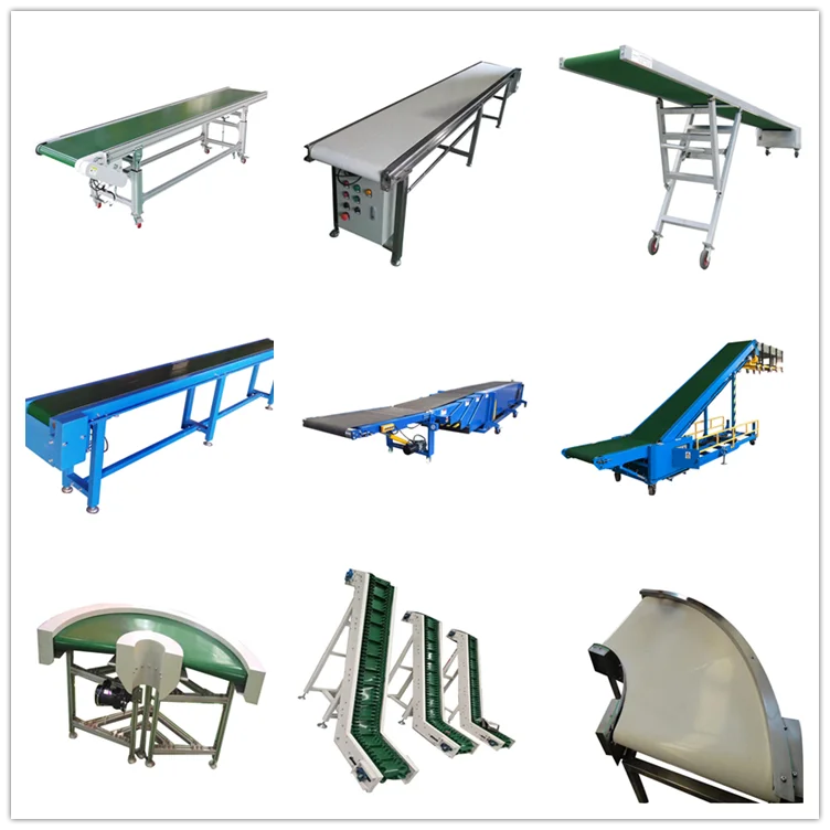 Stainless Steel & Rubber Belt Conveyor System Food Grade Belt Conveyor ...