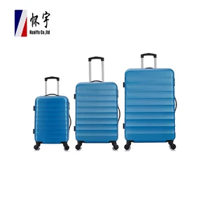 Wholesale Factory High Quality Traveling Luggage Sets 3 Piece Pink Abs Trolley Luggage Suitcase