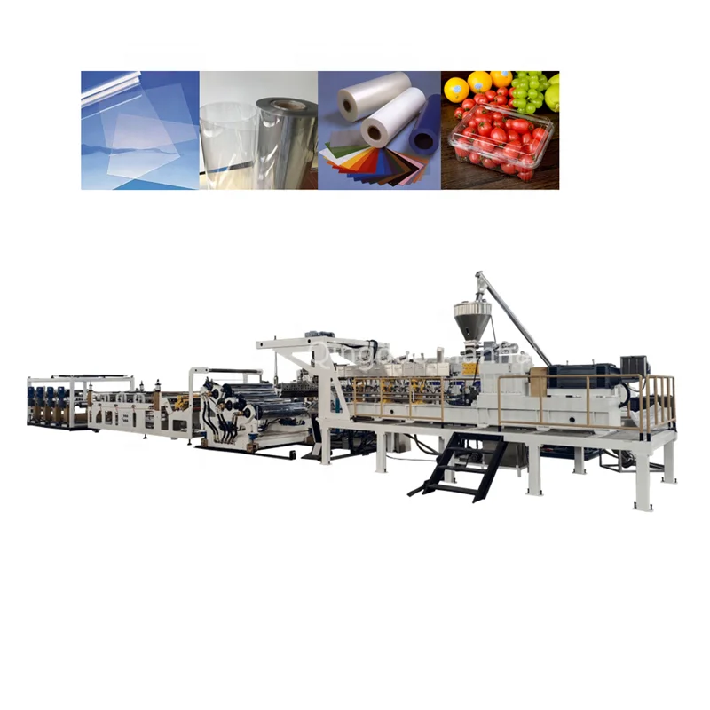 PET Sheet Board Plate Extrusion Line PP PE Multi Layers Plastic Sheet Manufacturer Machine Extruder