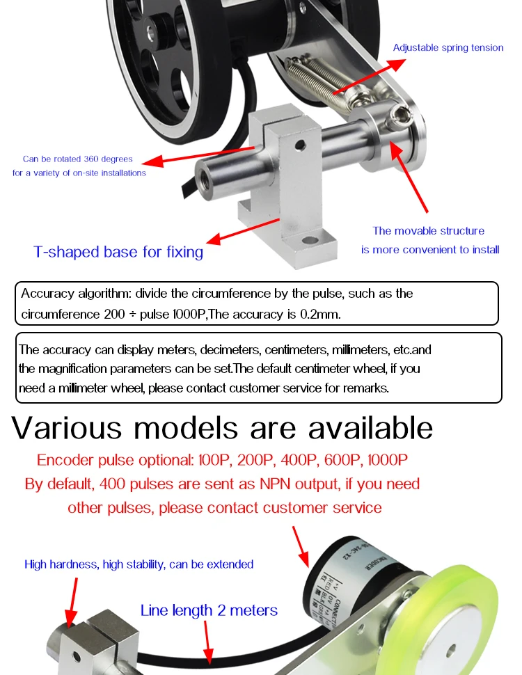 JAKON Spring Bracket for Synchronizer Measuring Wheel Rotary Encoder ...