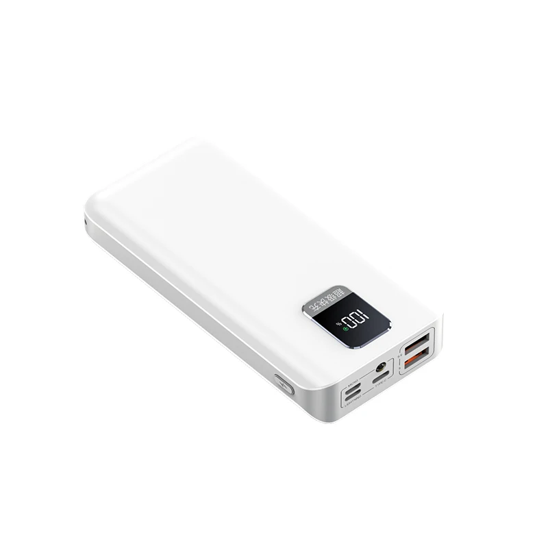 Power Bank 20000mah Led Powerbank Type C Output Dual Usb Port 22.5w Fast Charging Portable Power