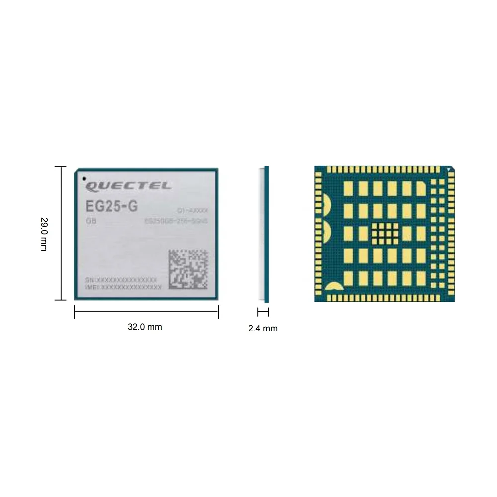 Quectel EG25G Wide Range lte Cat4 Module Optimized Specially for M2M and IoT Applications
