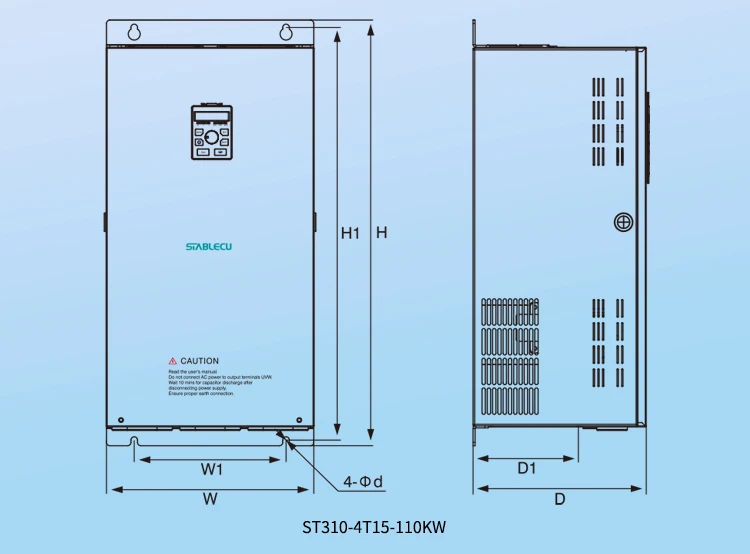 Variable Frequency Drive 15KW AC Frequency Converter 60HZ 50HZ AC Motor VFD 20HP for Water Pump details