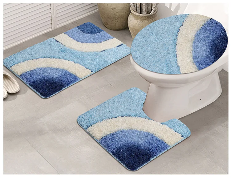 Wholesale Anti-Slip Bath Floor Mat Water Absorbent Tuft planting rugs for Bathroom Living Bedroom Entrance Door mats manufacture