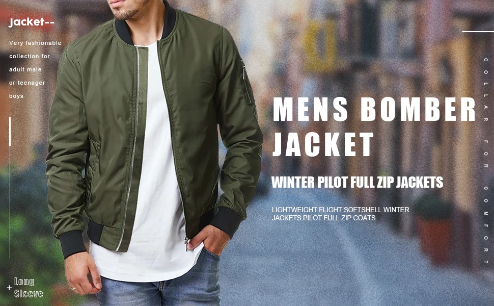 green pilot jacket