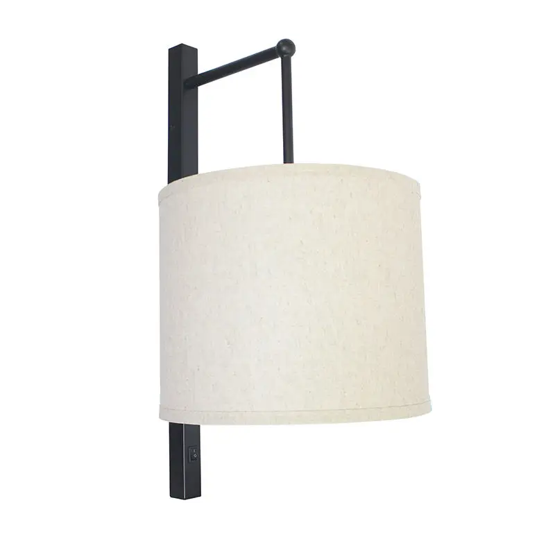 Hot Sales Project Hotel Classic White Opal Glass Metal rectangle Wall Lamp Bedside Lamp Brushed Nickel  Rocker Switch USB Port