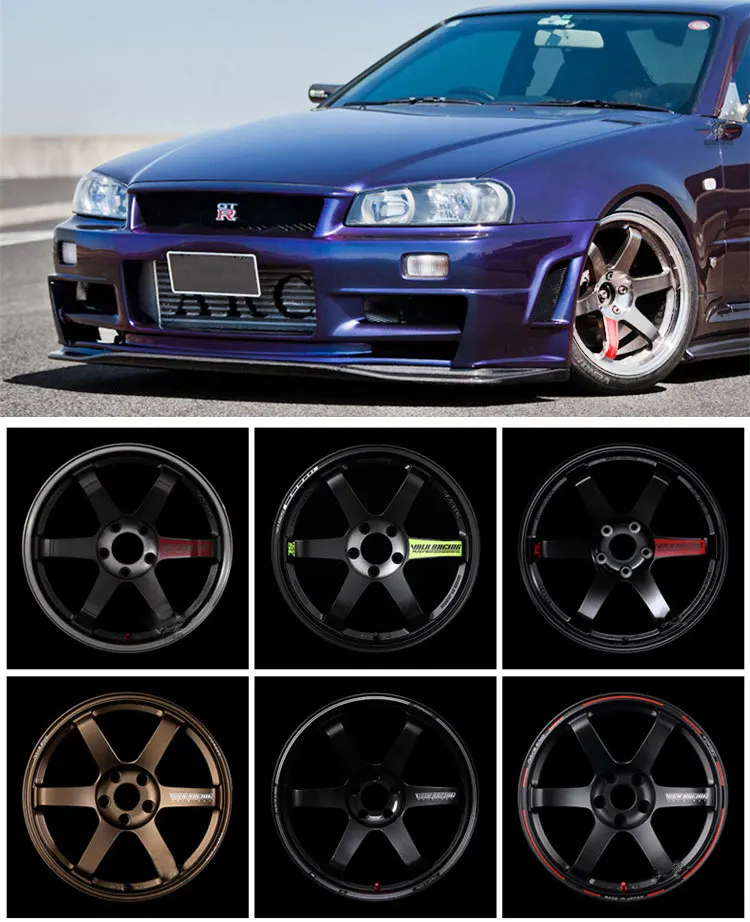 BRONZE  5x120 car replica volk racing te37 red Alloy Rims Forged Aluminum Wheels 17 18 19 22 inch For BMW
