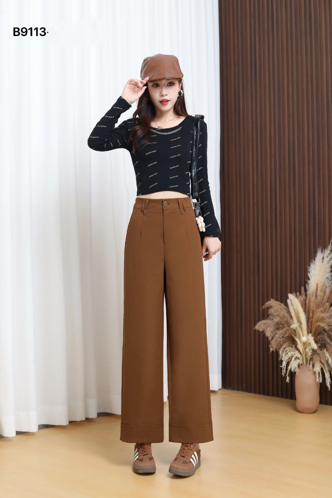 New Loose Straight-cut Wide-leg Trousers for Women, Women's Pants, Women's Clothing, Long Pants