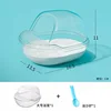 Grande salle de bain transparente avec pelle