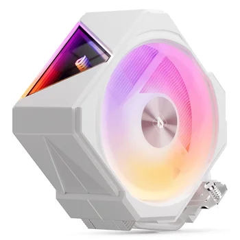 upHere ARGB CPU Cooler, Tower RGB Air Cooler for PC Processor, High-Performance Heat Sink for Intel LGA 1851 1700 & AMD