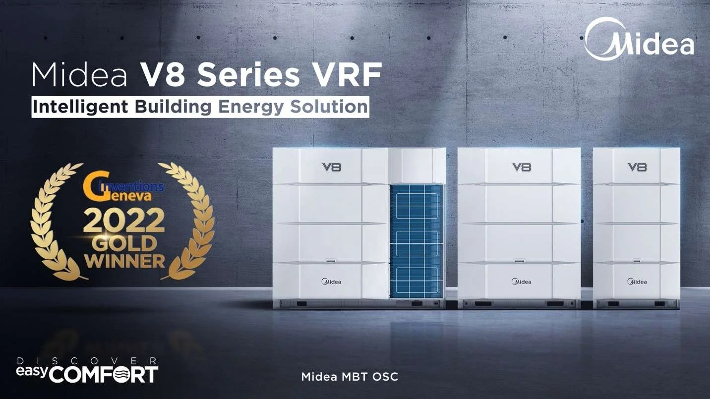 Midea Vrf V8 Double Duty Cycling 40KW Cooling and Hetaing Smart Split Unit Floor Standing Vrv air Conditioner Price