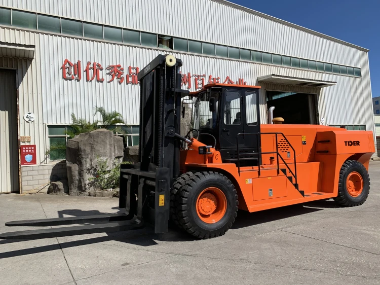 Tder Large Fork Lift 30 Ton 33 Ton Diesel Forklift Truck For Sale - Buy ...