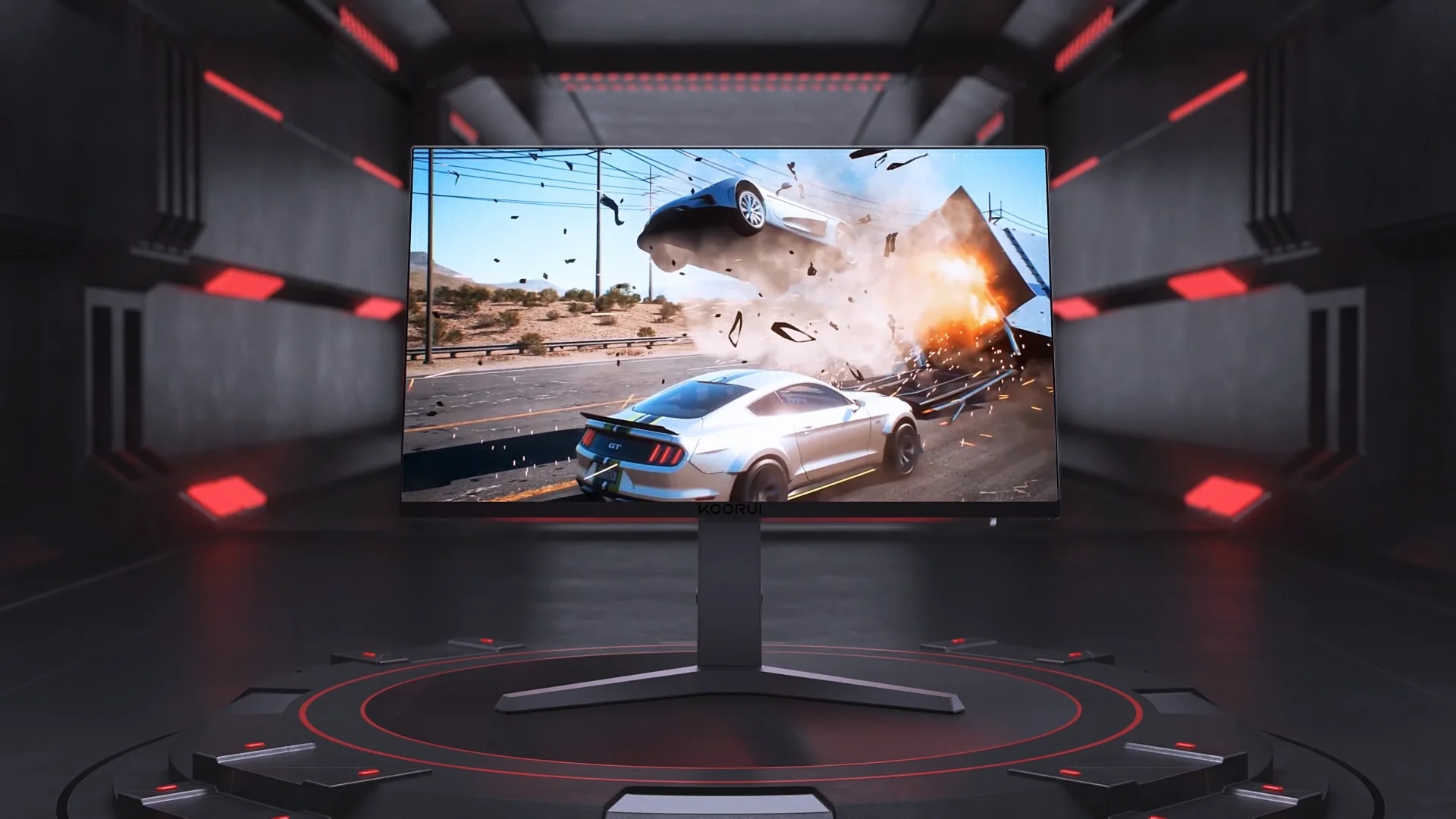 Koorui 27 Inch Monitor With Vga Pc Full High Definition 27 Inch Lcd