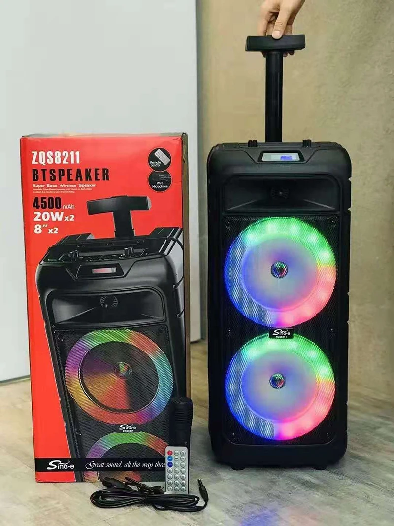 Zqs8211 Zqs 8211 High Power Home Theater System Dj Equipment Trolley ...