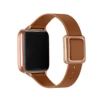 Brown-rose gold buckle