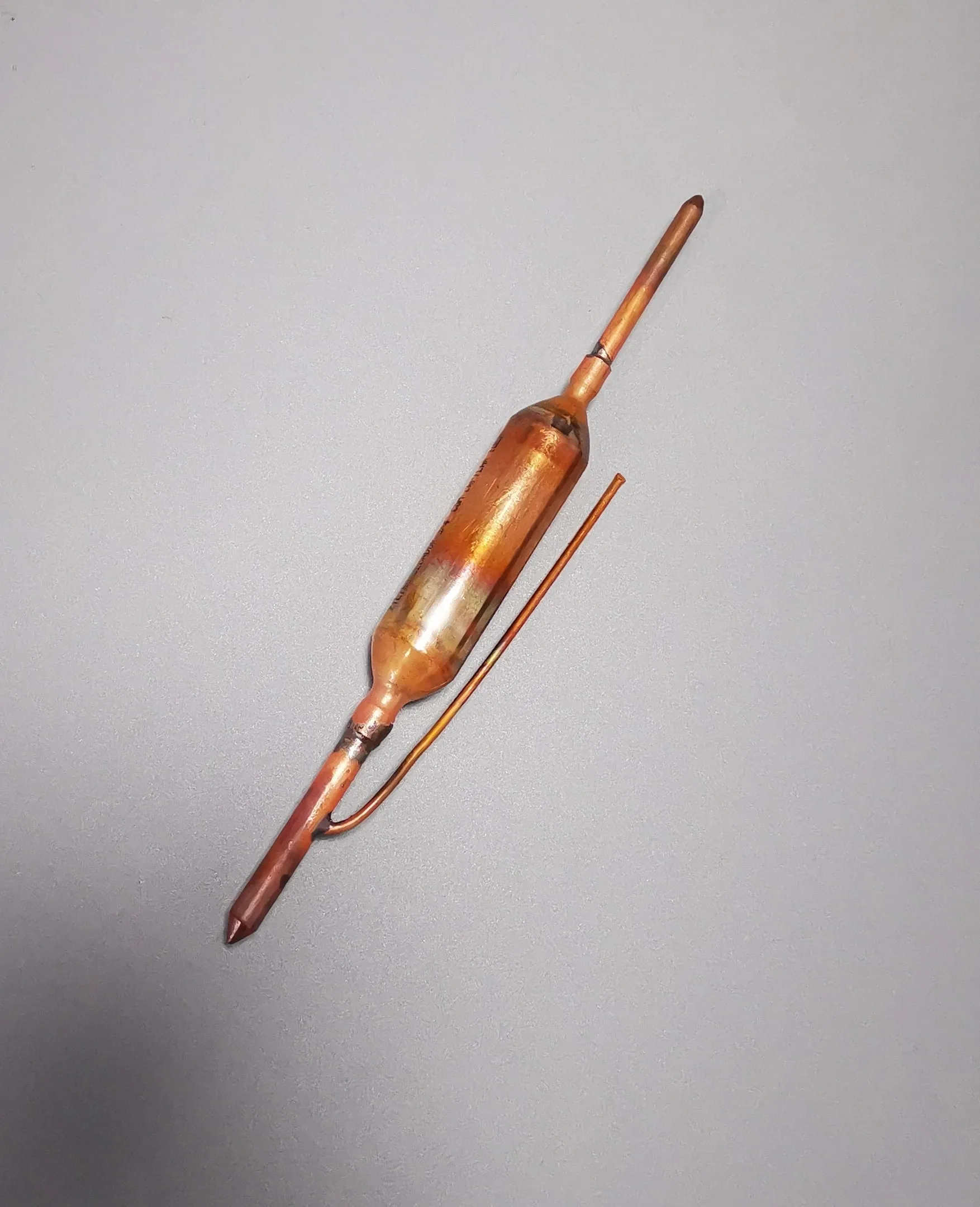 Refrigeration Welded Copper Filter Drier With Capillary Tube 8gr Buy