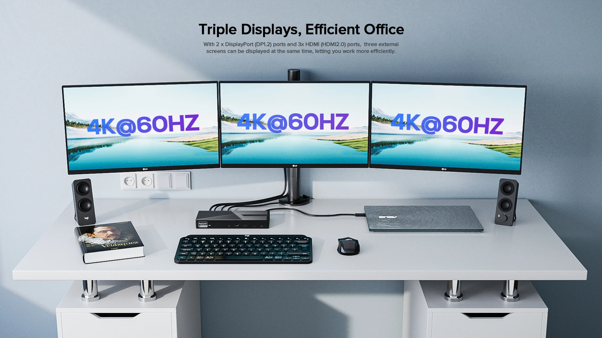 Best Selling Usb C Docking Stations Triple Display Universal Docking ...