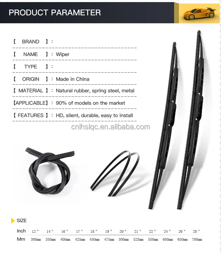 Multipiont Car Accessories Windshield Wiper Blades Manufacturers