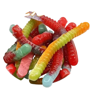 2.5kg Bulk Bagged Mixed Color Insect Gummies, Juicy Fruit Flavored Candy Products