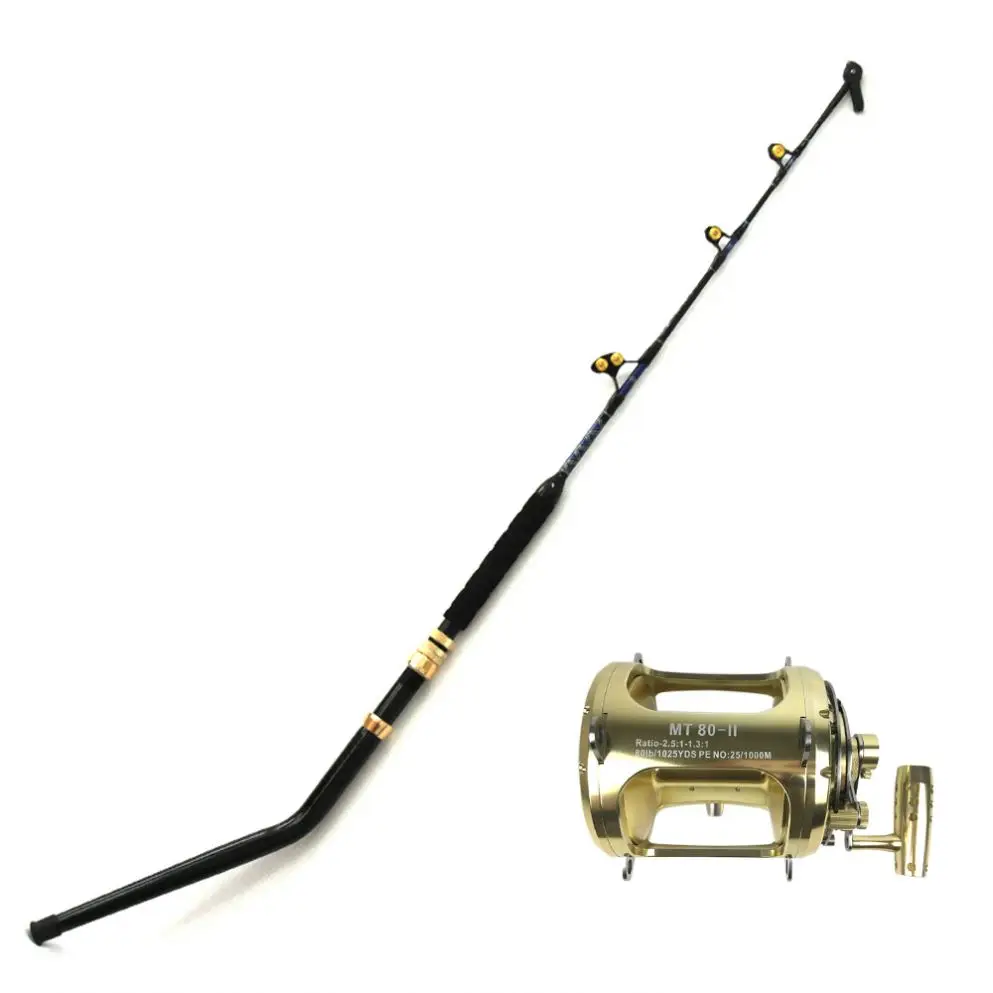 130Lb Fishing Rod Reel Combo Big Game Saltwater Fishing Rods and Reels Combo 80W Heavy Duty Reels Sea Trolling Deep Drop Tuna 130Lb Fishing Rod Reel Combo Big Game Saltwater Fishing Rods and Reels Combo 80W Heavy Duty Reels Sea Trolling Deep Drop Tuna
