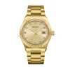 gold mechanical watch