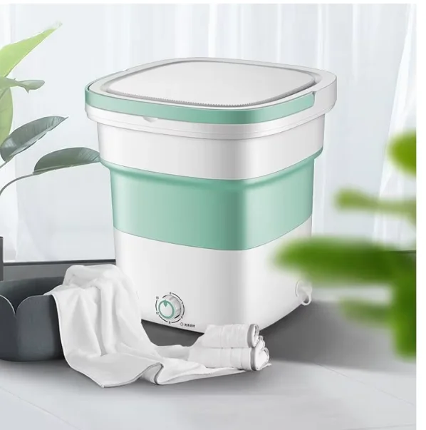 2020 Bucket Washer Automatic Folding Portable Mini Washing Machine With Washboard