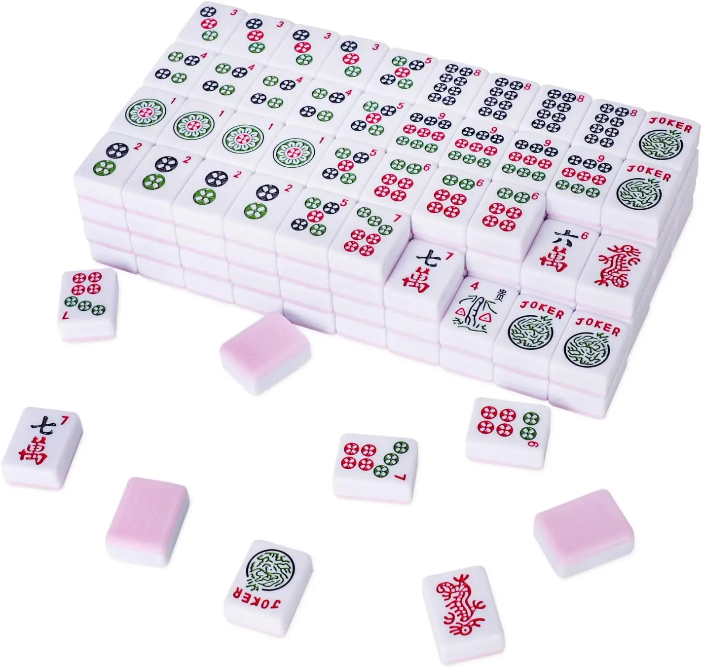 HEMOTON 100 Blocs De Jeu Acryliques Blancs – DIY Pour Mahjong, Jeux De Société, Loisirs Créatifs Et Classe