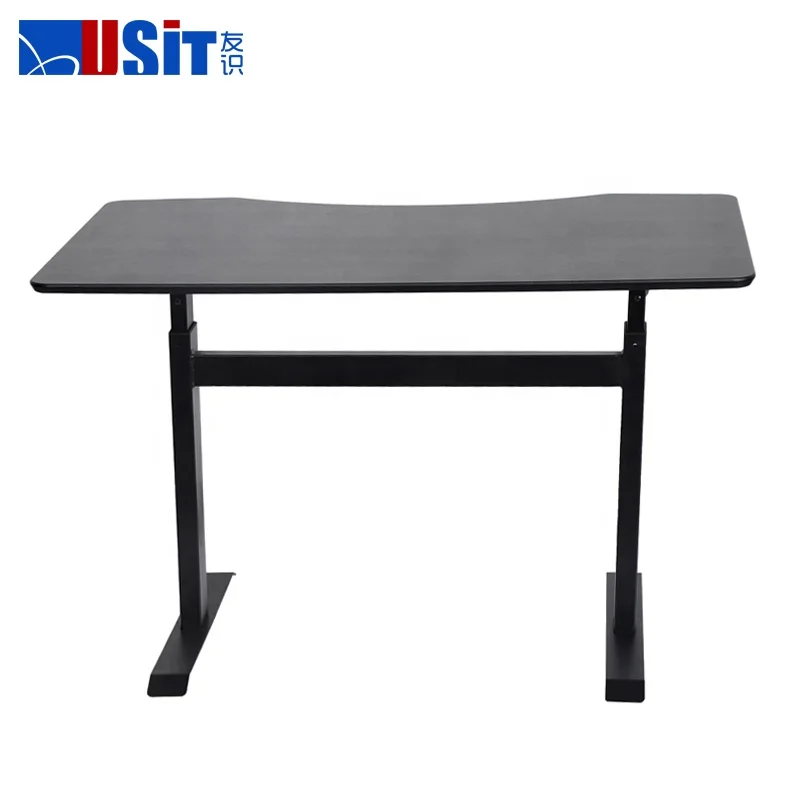 Home Office Computer Furniture Standing Desk Gas Height Adjustable Drafting Desk