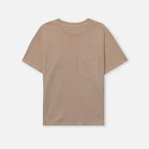 Wholesale  Oversized Fit Short Sleeve t Shirts Men Solid Color 250 Gsm Heavyweight 100% Cotton Blank T Shirt