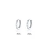 7mm single row diamond ear cuff-platinum